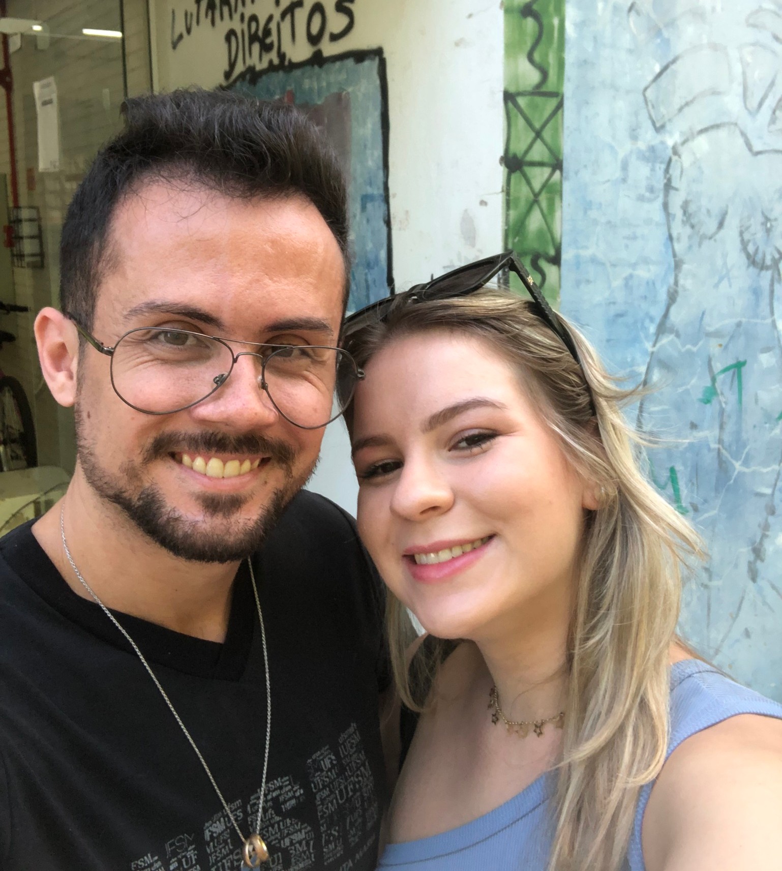Despedida em frente ao bloco da CEU II